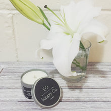Load image into Gallery viewer, EO Small Silver Tin Candle