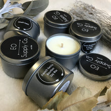 Load image into Gallery viewer, EO Small Silver Tin Candle