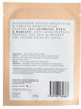 Load image into Gallery viewer, BRIGHTENING & ANTI-AGING SHEET MASK